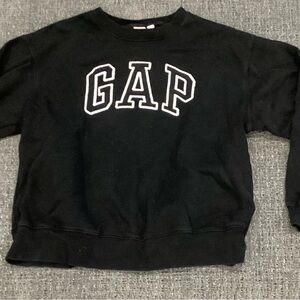 GAP Charcoal Ribbed Sweatshirt